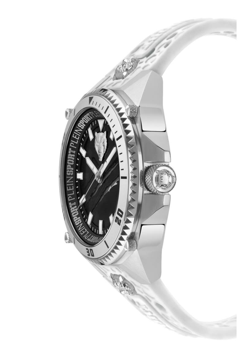 Thunder Force Bracelet Watch, Alternate, color, BLACK/ WHITE