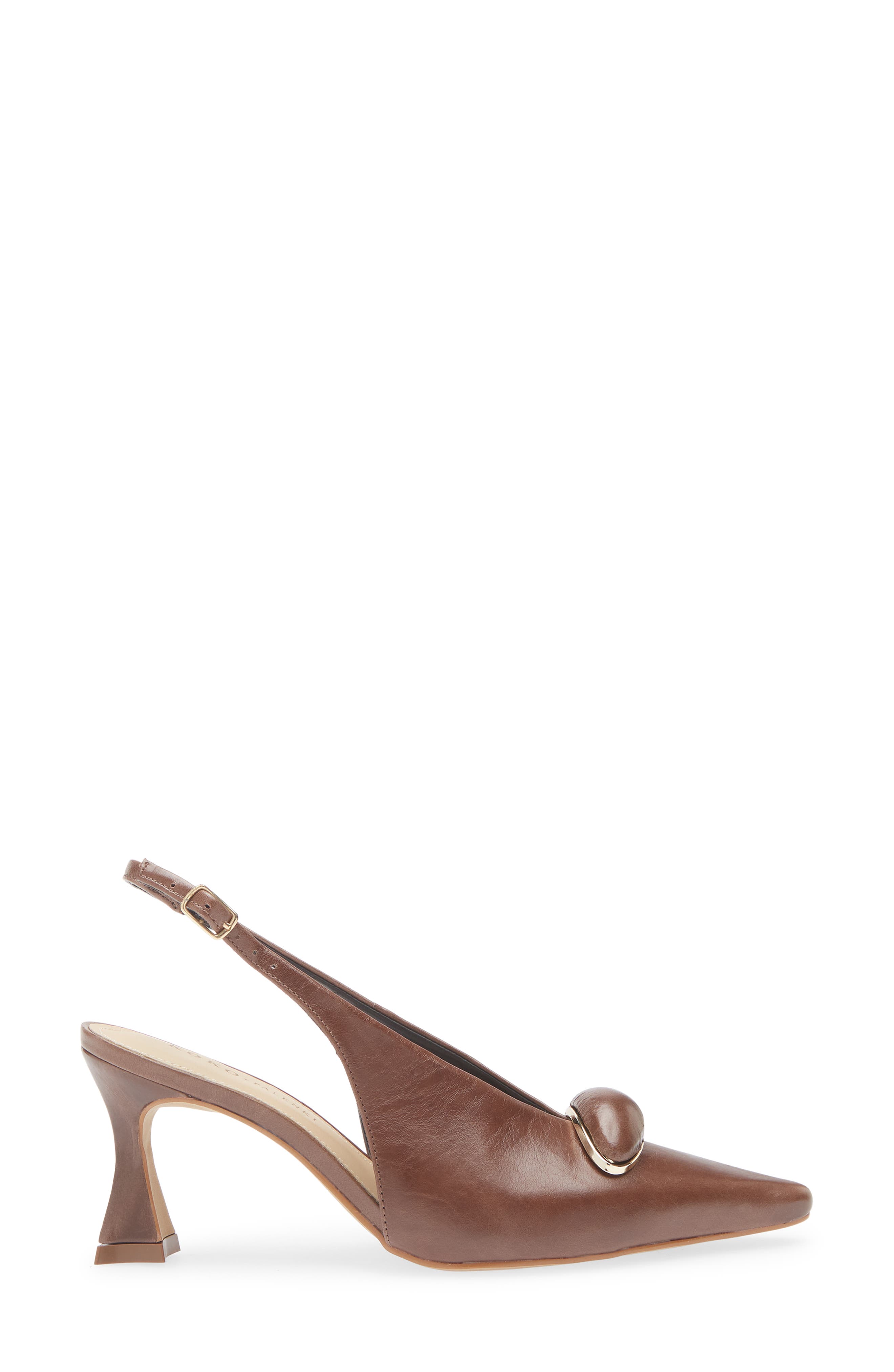 KOKO + PALENKI Penn Slingback Pump, Alternate, color, Brown Leather