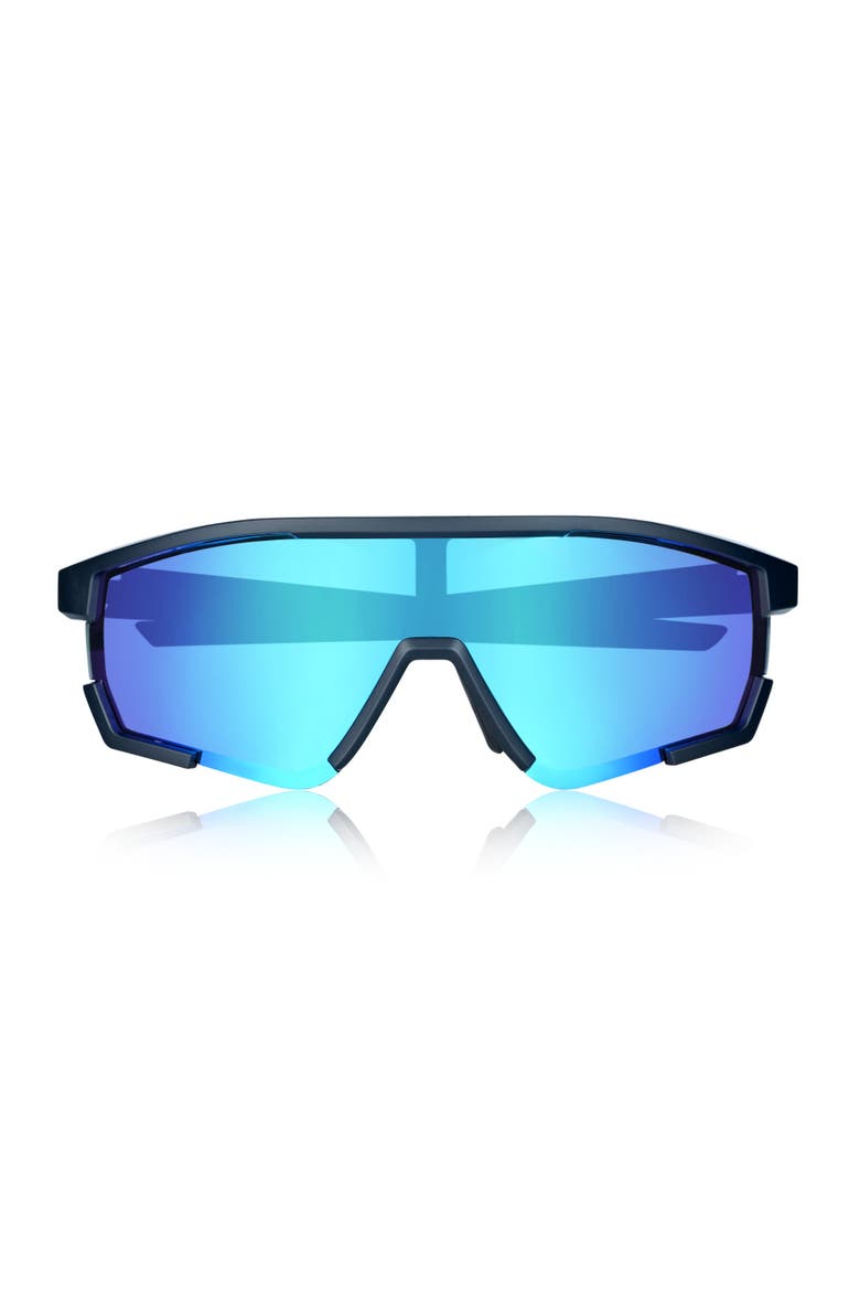 Vega Polarized Mens Sunglasses, Alternate, color, Black/Blue