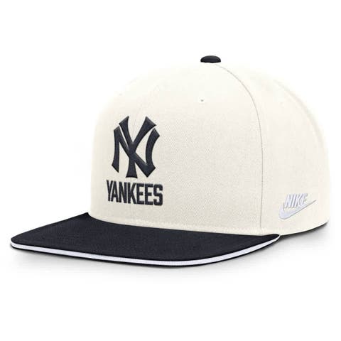 Men's Nike Cream/Navy New York Yankees Cooperstown Pro Dri-FIT Snapback Hat