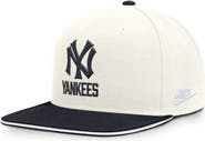 Nike Men's Nike Cream/Navy New York Yankees Cooperstown Pro Dri-FIT Snapback Hat