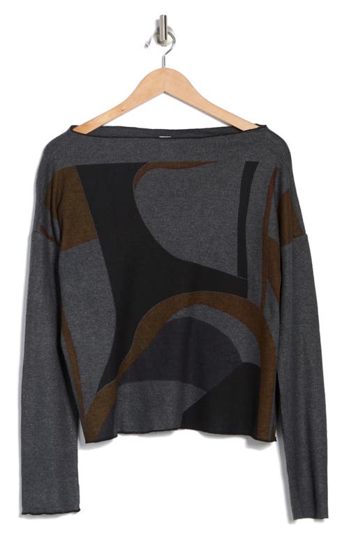 Go Couture Boat Neck Sweater