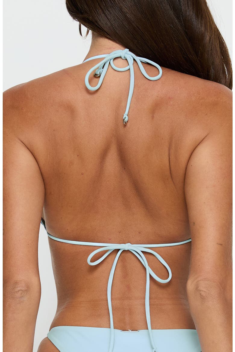 Adrah Triangle Bikini Top, Alternate, color, BLUE
