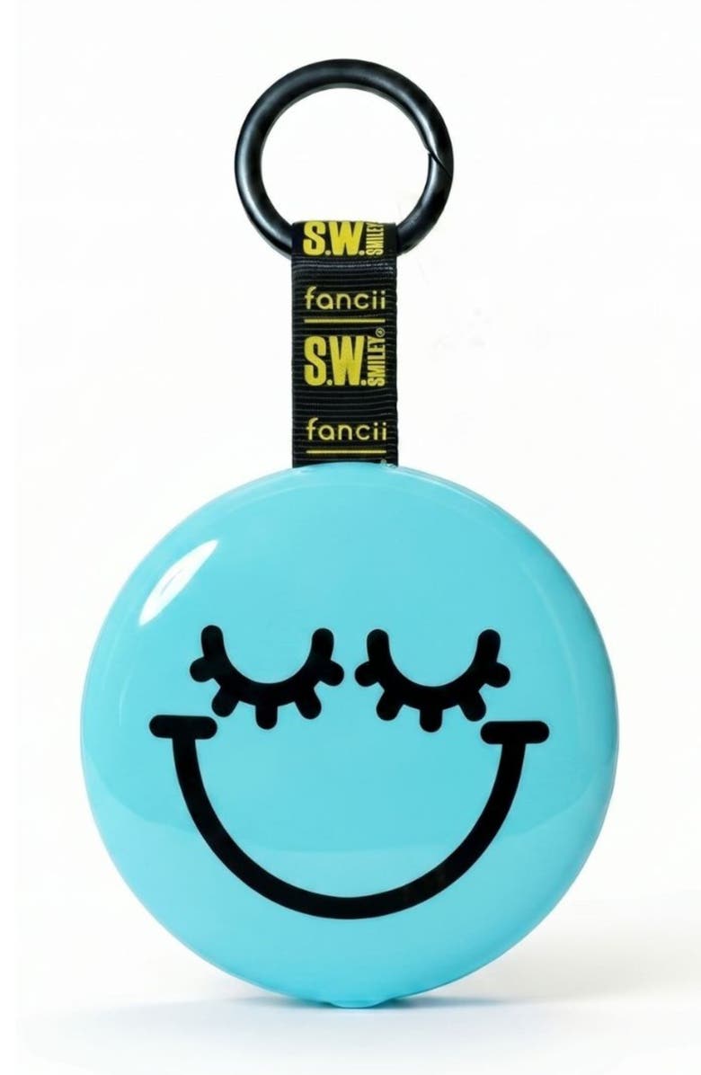 FANCII x S.W. Smiley Bag Charm Mirror, Main, color,