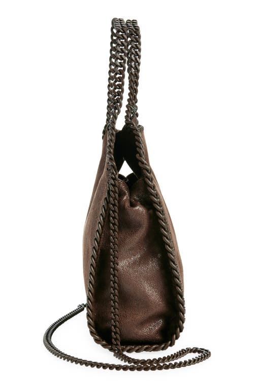 Stella Mccartney "falabella" Mini Bag In Mahogany