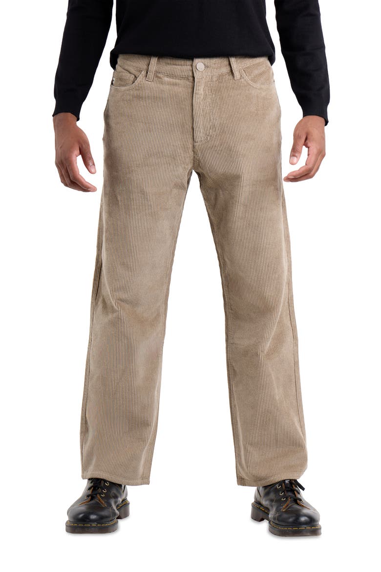 Athletic Fit Five-Pocket Corduroy Pants, Main, color, CAMEL