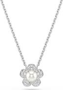 Swarovski x Ariana Grande Angelic Crystal Faux Pearl Necklace