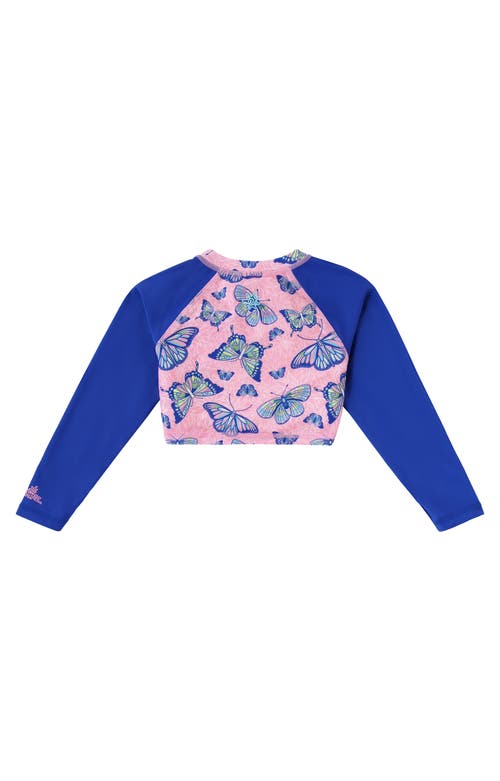 Uv Skinz 2pc Swimsuit Shrug Set In Blue