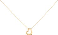 Haus of Brilliance Gold Vermeil Diamond Accent Heart Pendant Necklace