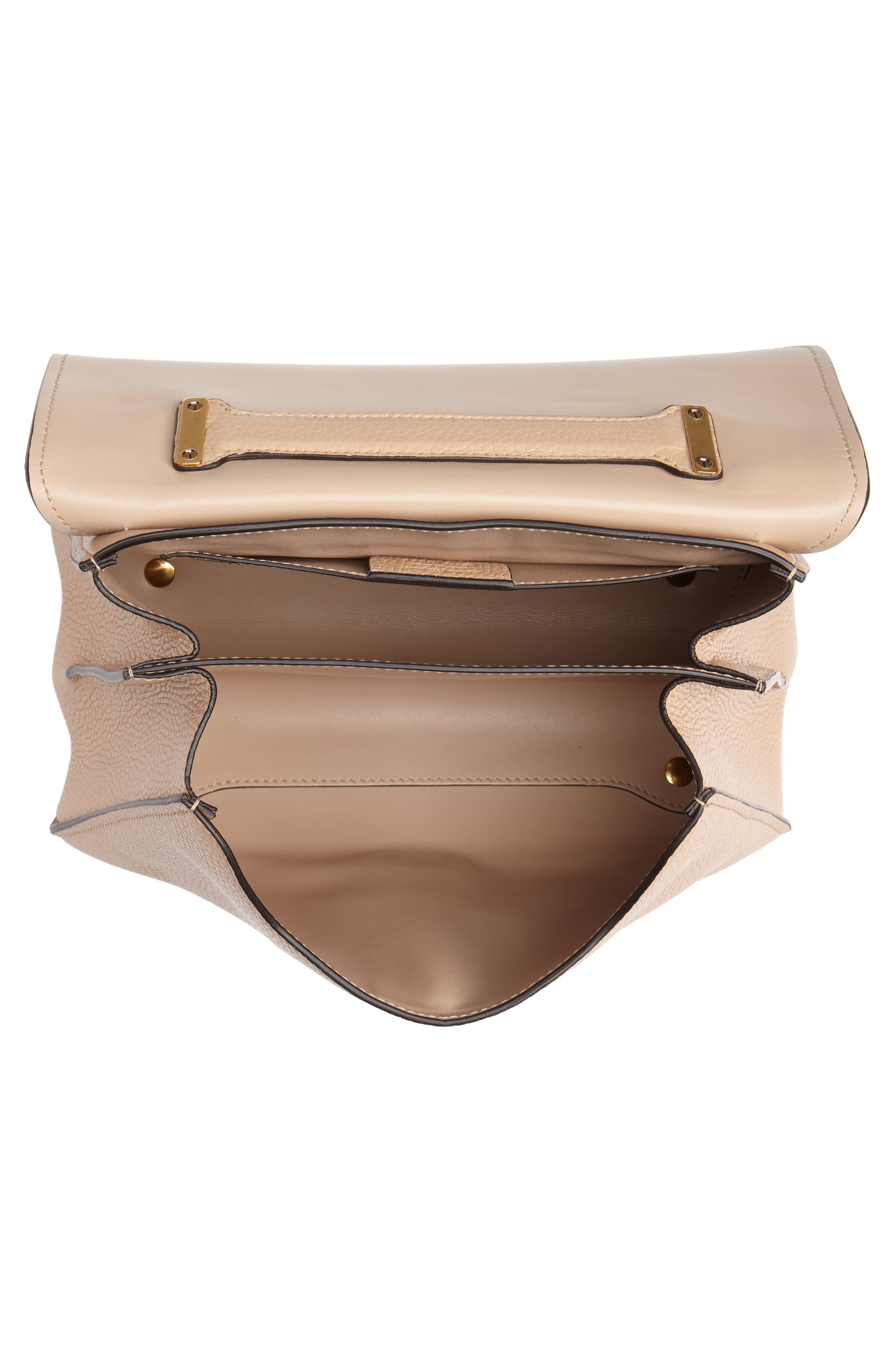 FERRAGAMO Salvatore Ferragamo Small Margot Leather Top Handle Bag, Alternate, color, 