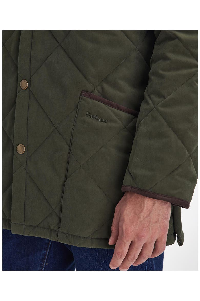 Country Liddesdale Quilted Jacket, Alternate, color, OLIVE