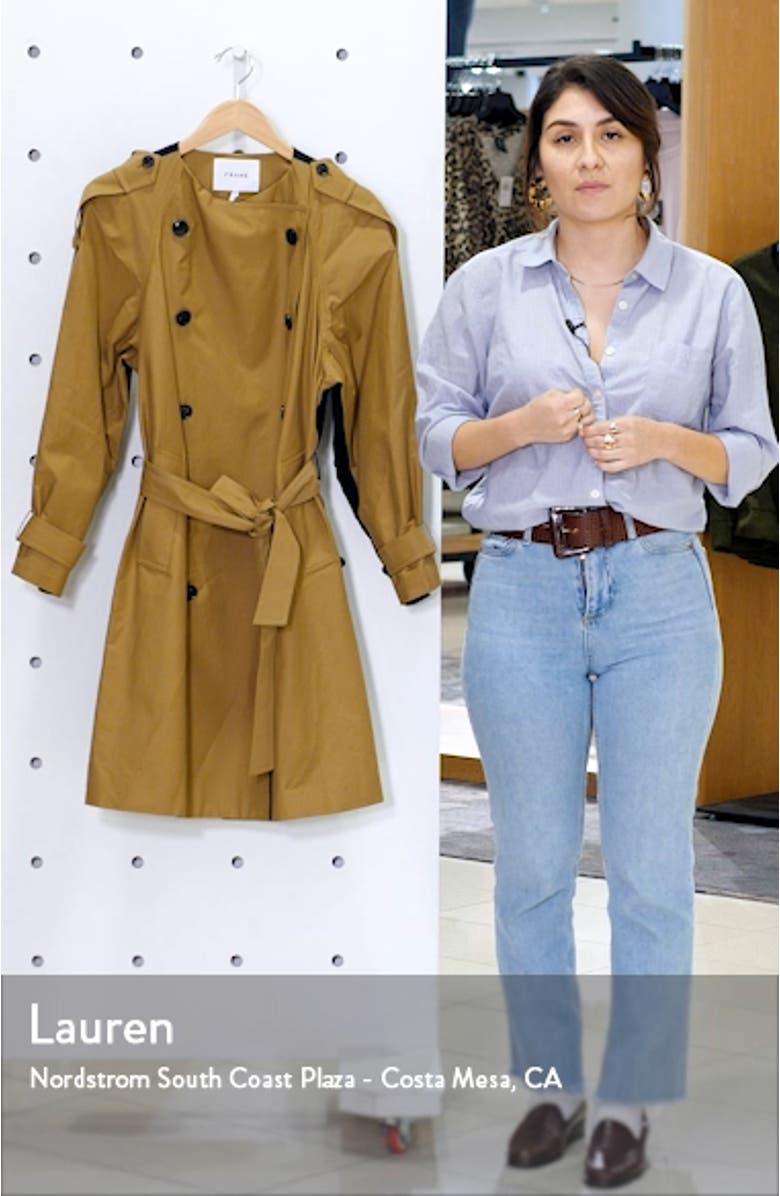 Colorblock Trench Coat, sales video thumbnail