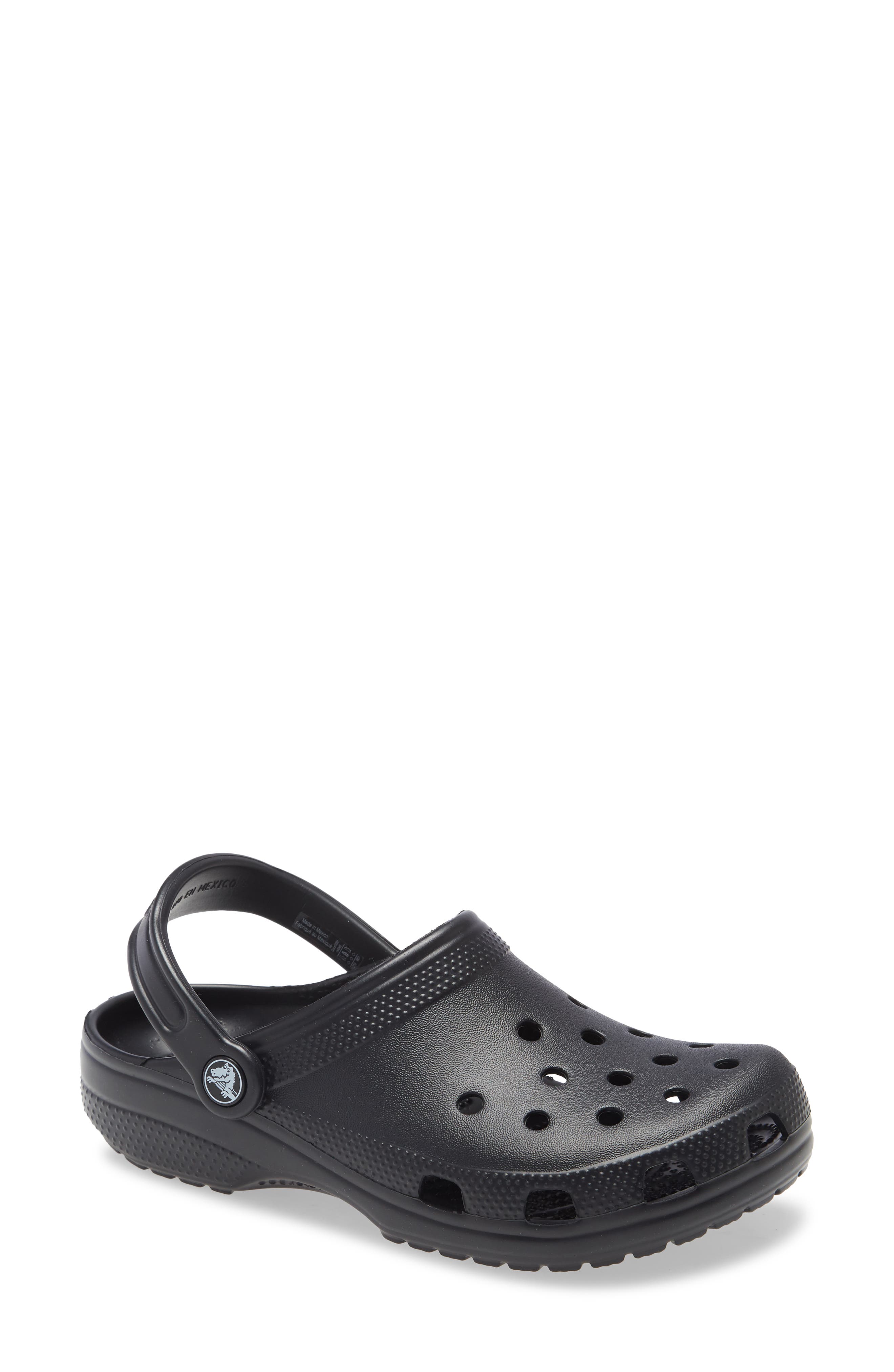 CROCS Gender Inclusive Classic Clog, Main, color, Black