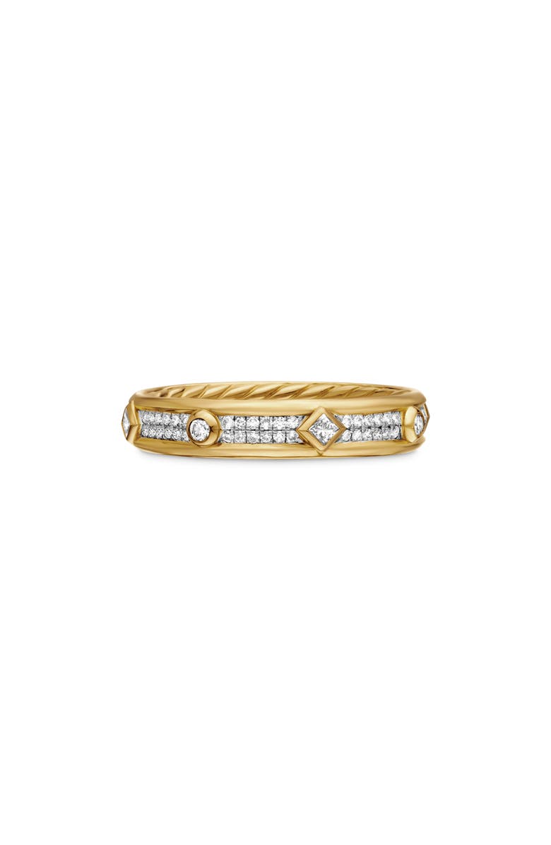 David Yurman Modern Renaissance Band Ring, Main, color, 18K Yellow Gold