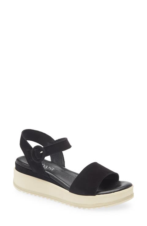 Arielle Ankle Strap Platform Wedge Sandal (Women)