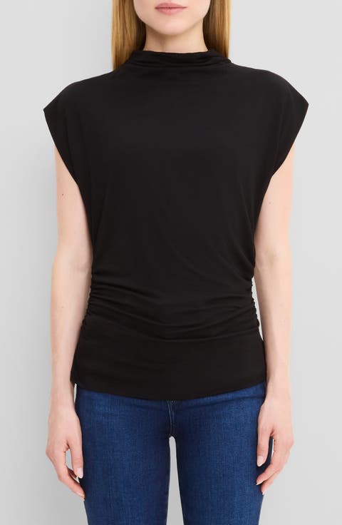 Mina Mock Neck T-Shirt