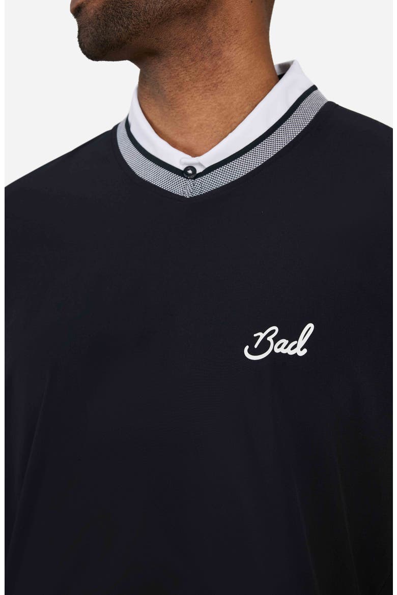 Kinetic Wind Resistant Pullover, Alternate, color, BLACK