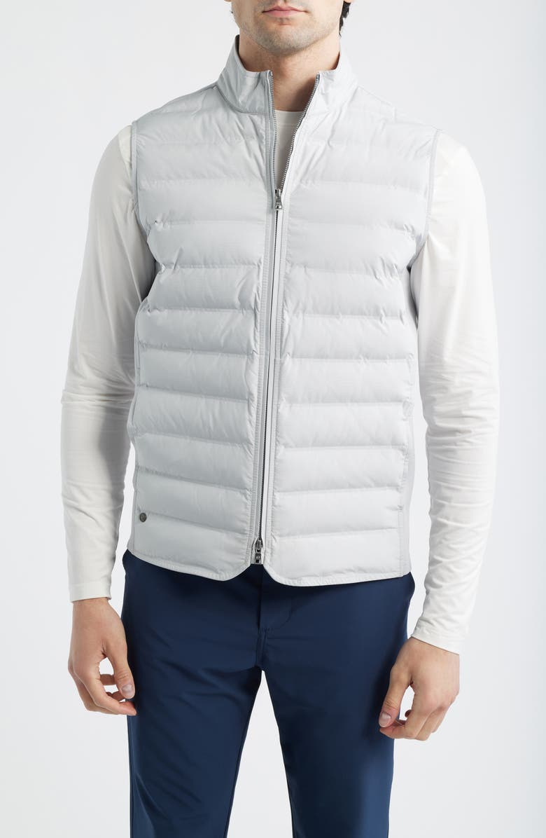 Peter Millar Crown Crafted Winsome Hybrid Vest, Alternate, color, British Grey