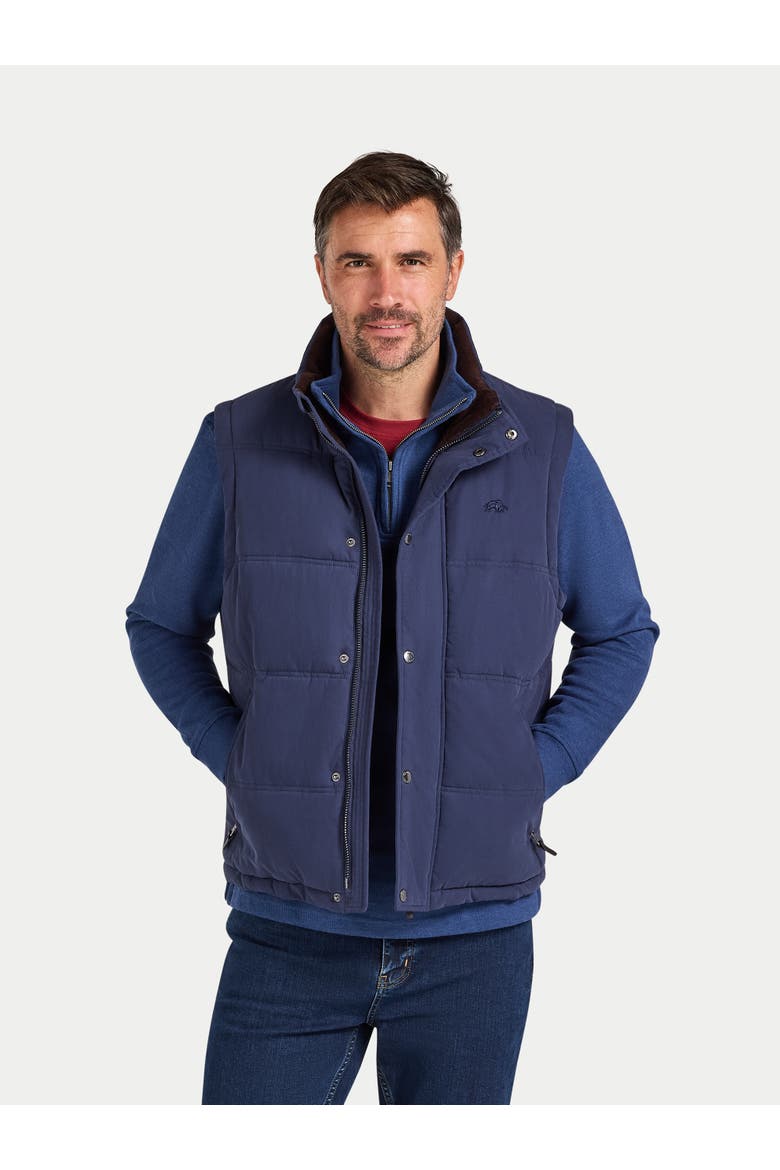 Classic Padded Gilet, Alternate, color, Navy