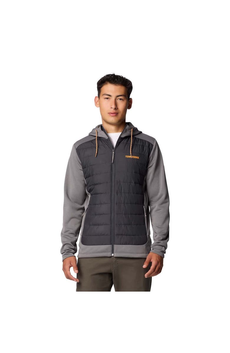Columbia Men's Columbia  Charcoal/Gray Tennessee Volunteers Out-Shield Hybrid Full-Zip Hoodie Jacket, Main, color, 