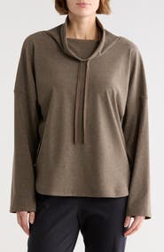 MAX STUDIO Funnel Neck Pullover