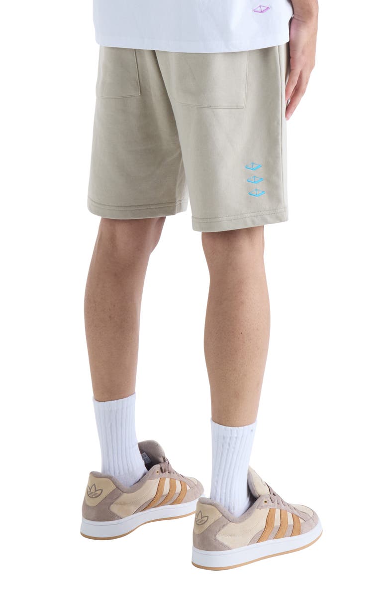 VOUSETI Us Against Time Fleece Drawstring Shorts, Alternate, color, 