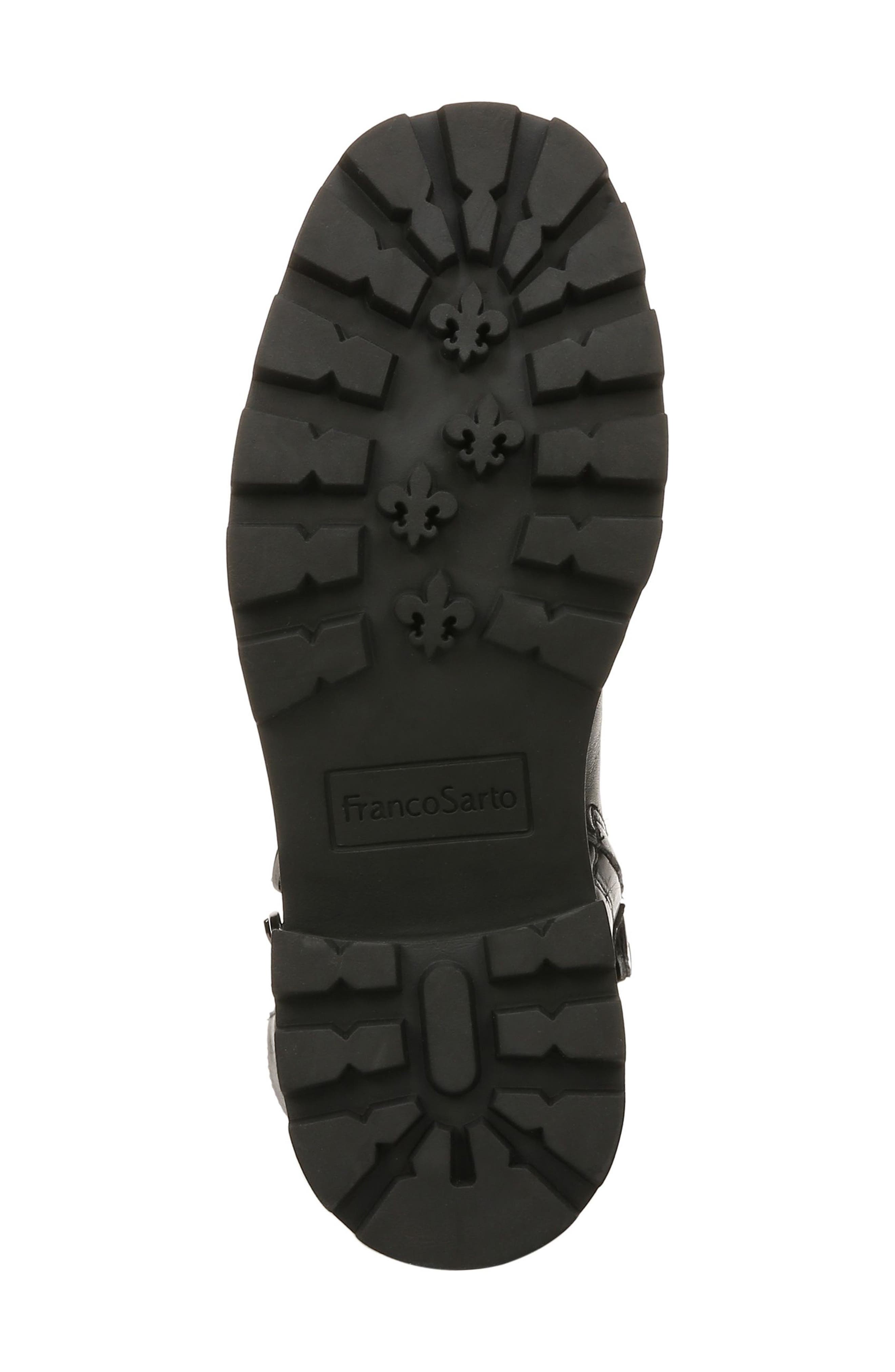 Franco Sarto Elle Lug Boot, Alternate, color, Black