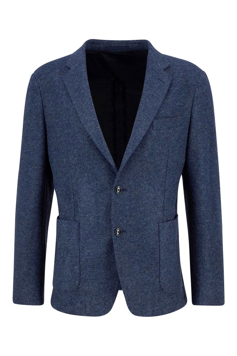 Armstrong Mélange Knit Sport Coat, Alternate, color, NAVY
