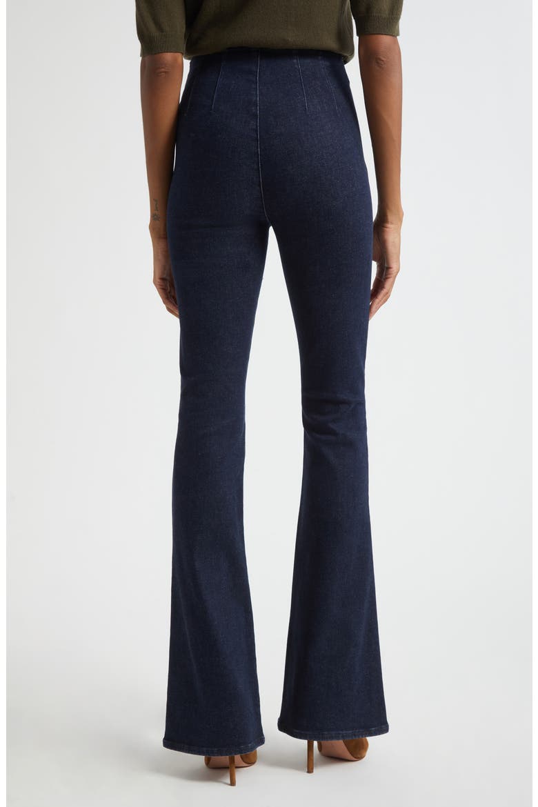 Beverly Off-Duty High Waist Flare Jeans, Alternate, color, OXFORD
