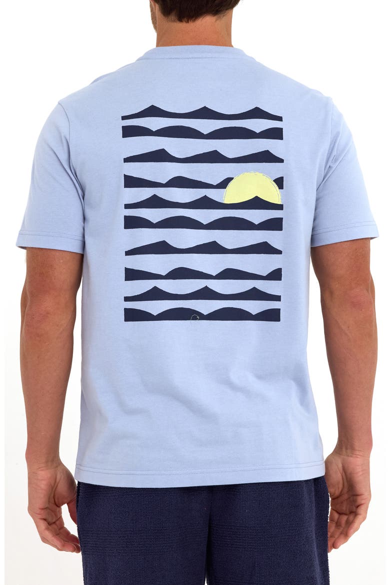 Soft Wash Setting Sun Graphic T-Shirt, Alternate, color, HIGH TIDE