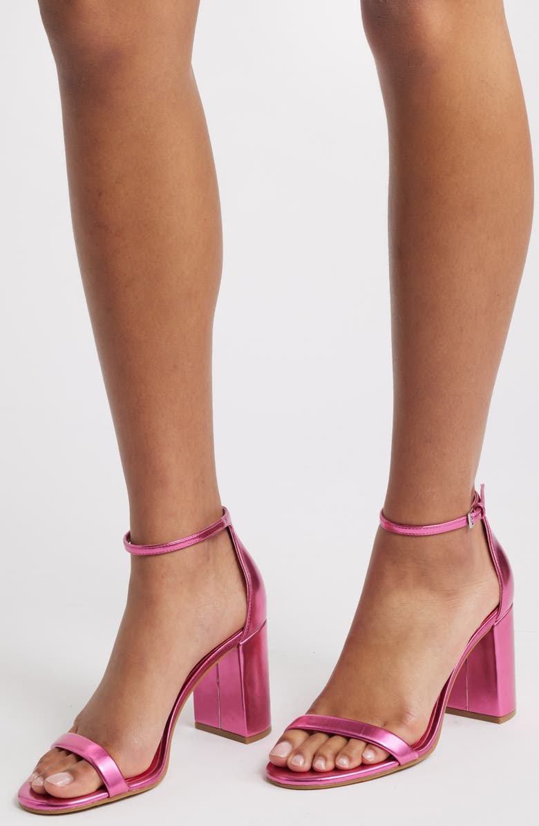 BP. Livia Ankle Strap Sandal, Alternate, color, Pink Fuchsia