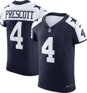 Nike Men's Nike Dak Prescott Navy Dallas Cowboys Alternate Vapor F.U.S.E. Elite Jersey