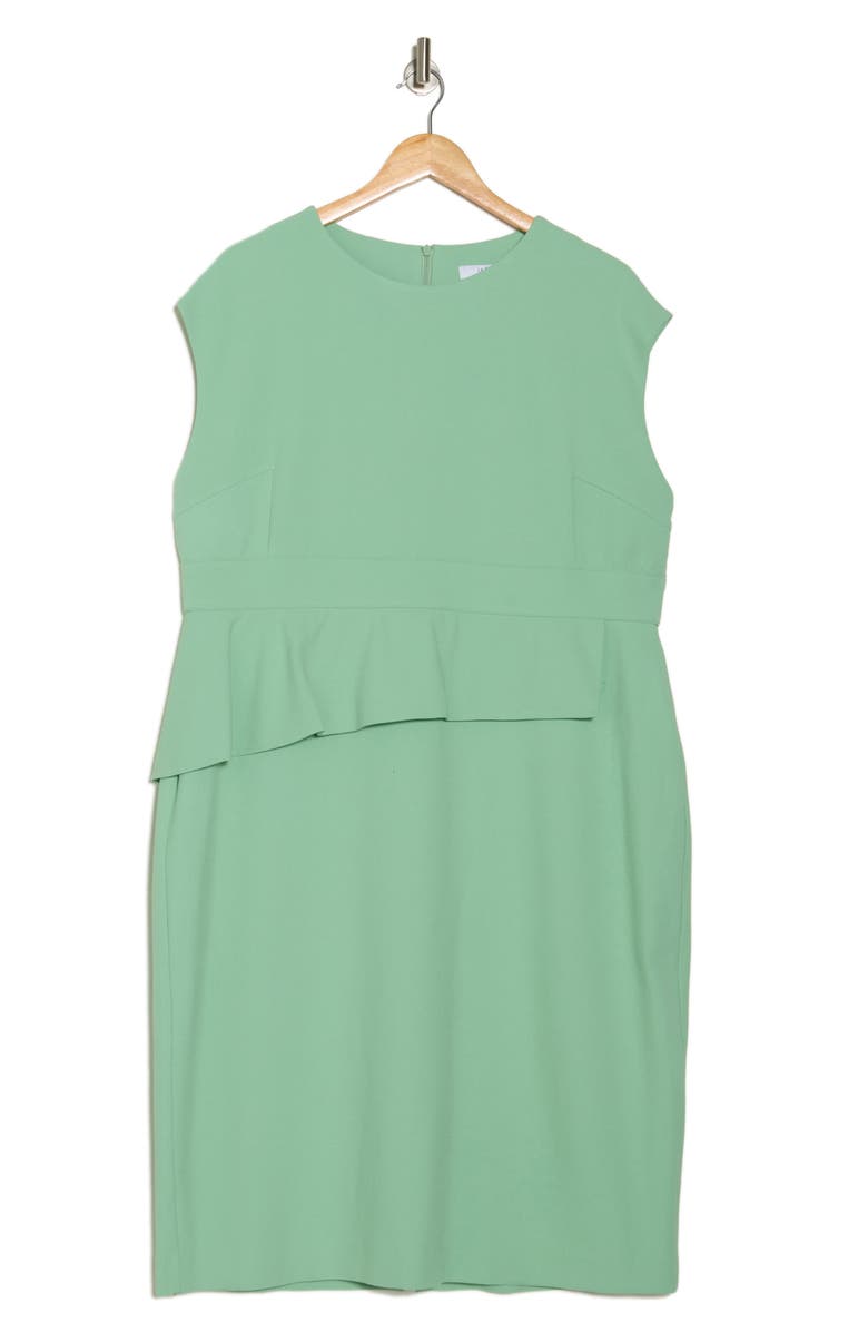LK Bennett Mia Petite Sheath Dress, Alternate, color, Green