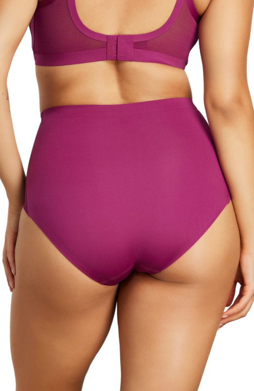Siella Sexy Smooth Shaping Brief In Plum