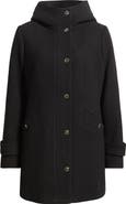 Michael Kors Wool Blend Hooded Coat