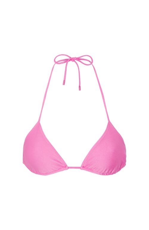 Sunkissed Le Triangle String Bikini Top In Pink
