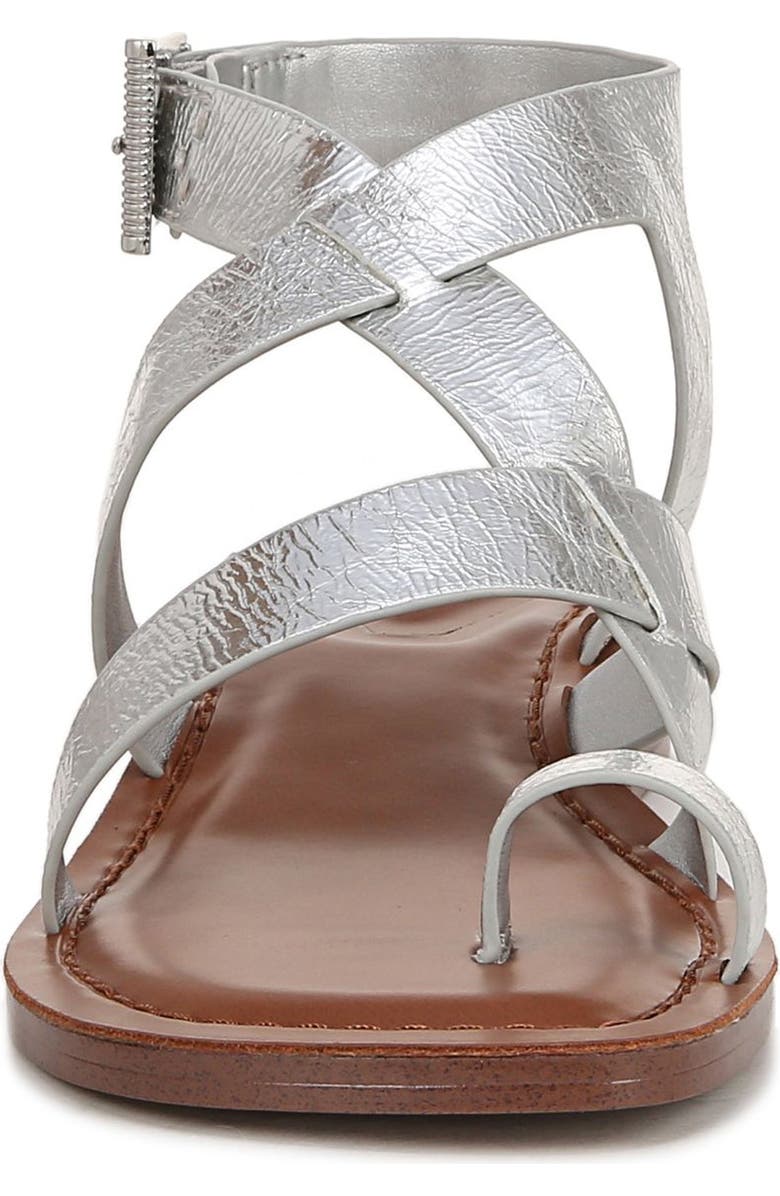 Franco Sarto Ina Toe Loop Sandal, Alternate, color, Silver