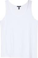Eileen Fisher Scoop Neck Organic Cotton Tank
