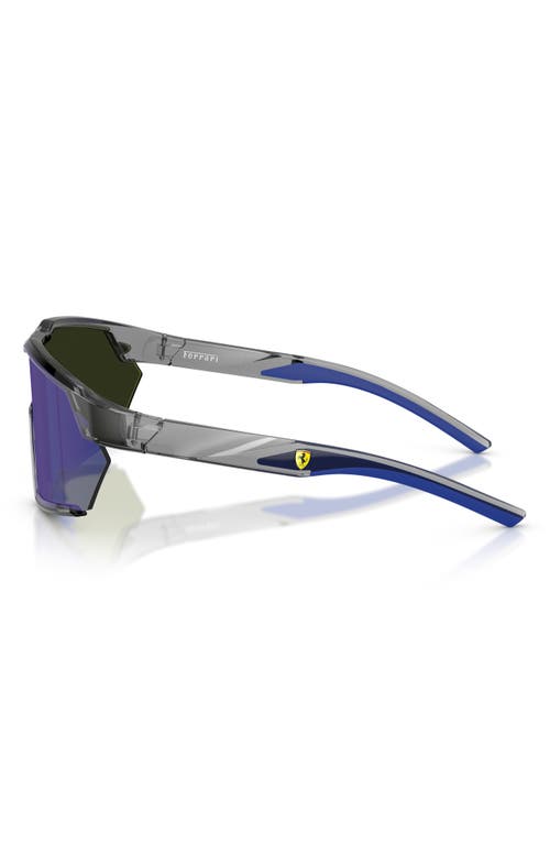 Scuderia Ferrari 41mm Irregular Sunglasses In Opal Grey
