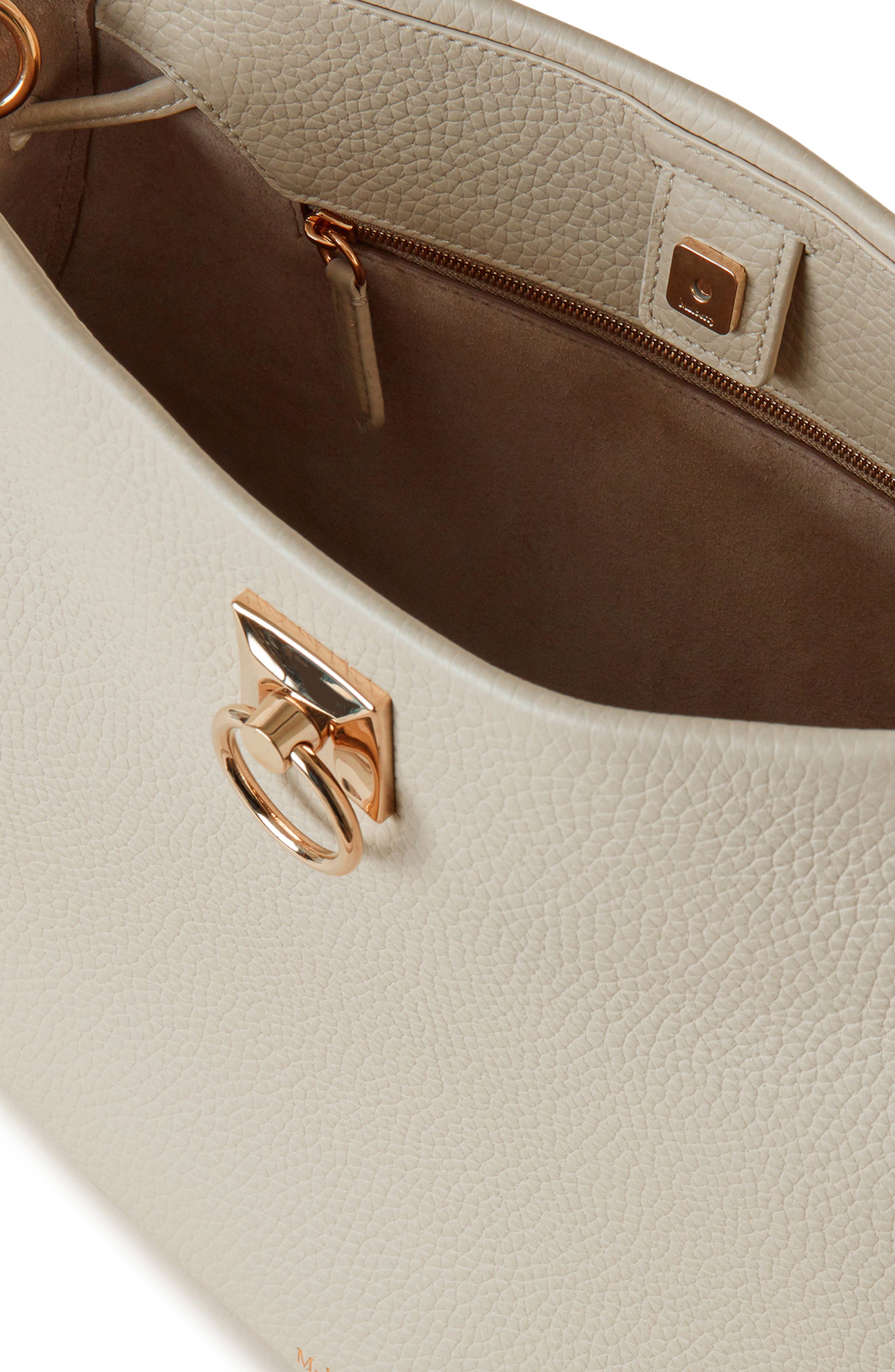 Mulberry Iris Leather Hobo Bag, Alternate, color, 