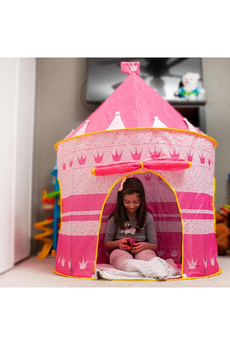 Pink Fantasy Castle Play Tent | 54 x 41 Inches, Alternate, color, Pink