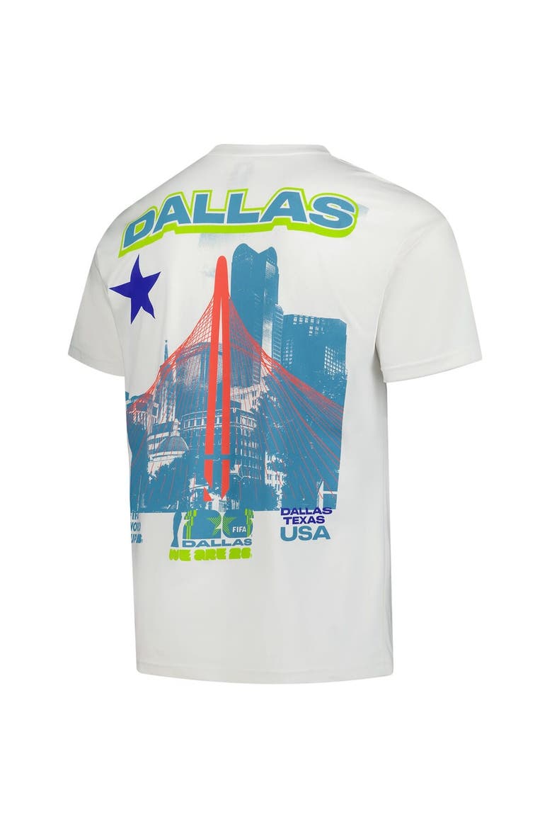 Men's Outerstuff  Cream 2026 FIFA World Cup Dallas Host City Local Oversized T-Shirt, Alternate, color, Cream