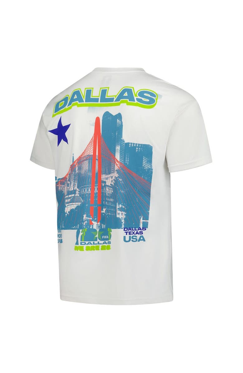 Outerstuff Men's Outerstuff Cream 2026 FIFA World Cup Dallas Host City Local Oversized T-Shirt, Alternate, color, Cream