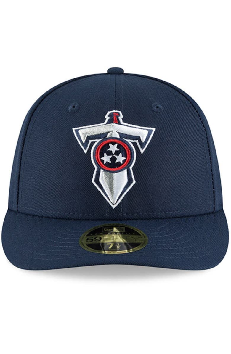 New Era Men's New Era Navy Tennessee Titans Alternate Logo Omaha Low Profile 59FIFTY Fitted Hat, Alternate, color, 