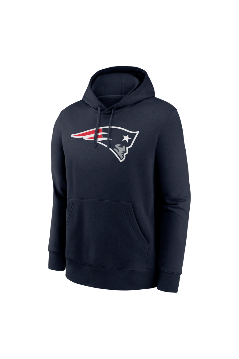 Men's Nike Drake Maye Navy New England Patriots Player Name & Number Fleece Hoodie, Alternate, color, Navy
