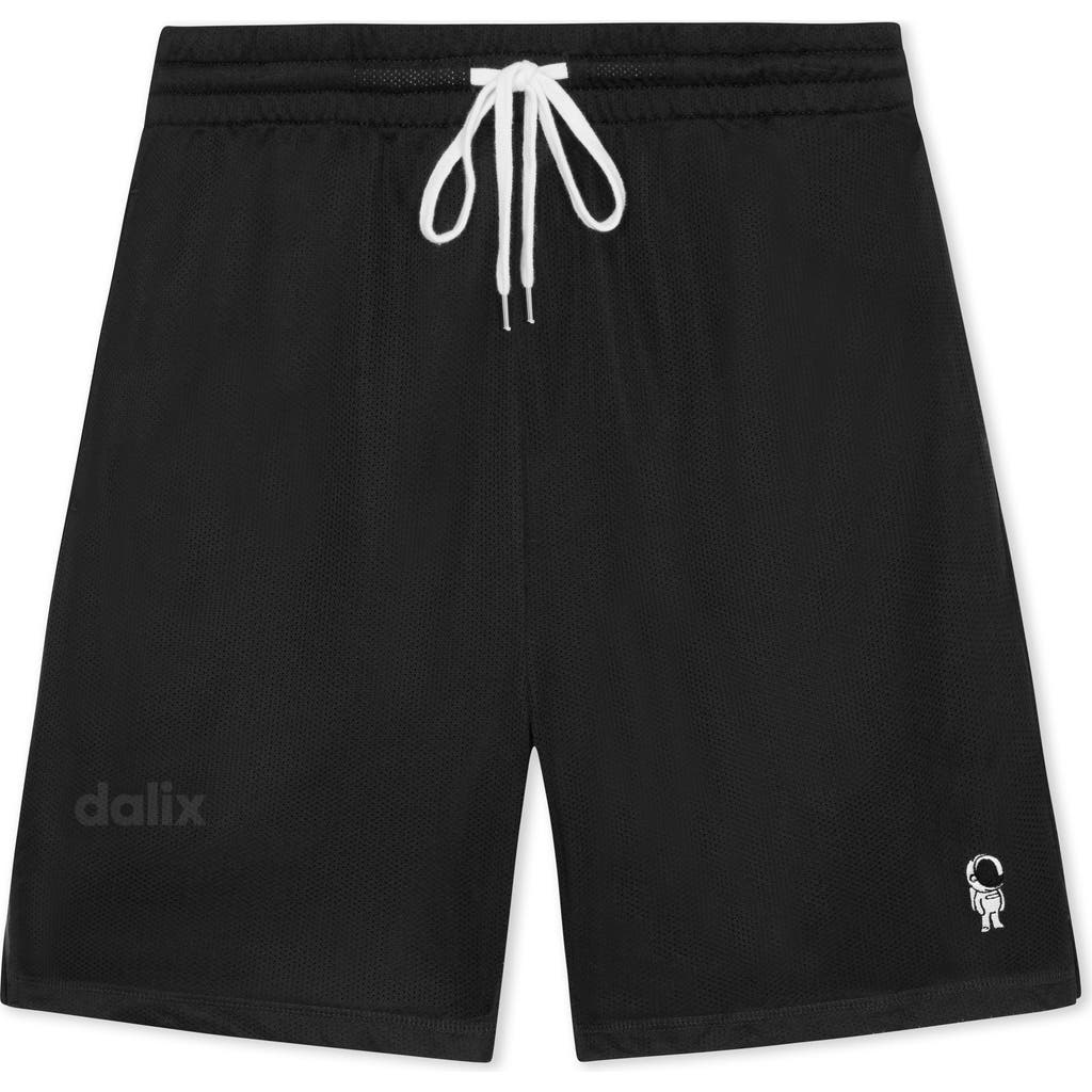 Dalix Mens Astronaut Midweight Court Short In Black
