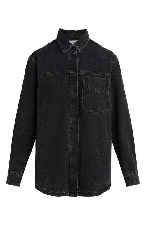 Hudson Jeans Denim Jacket In Black
