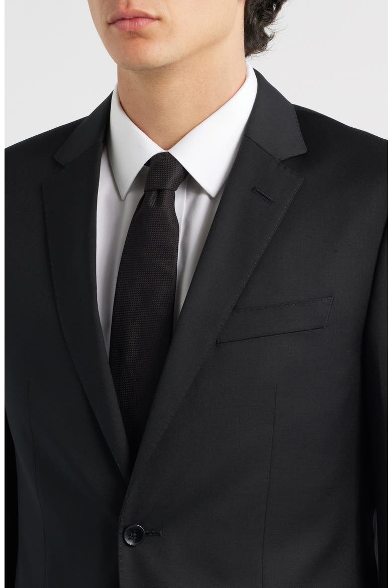 Huge Solid Wool Suit, Alternate, color, BLACK