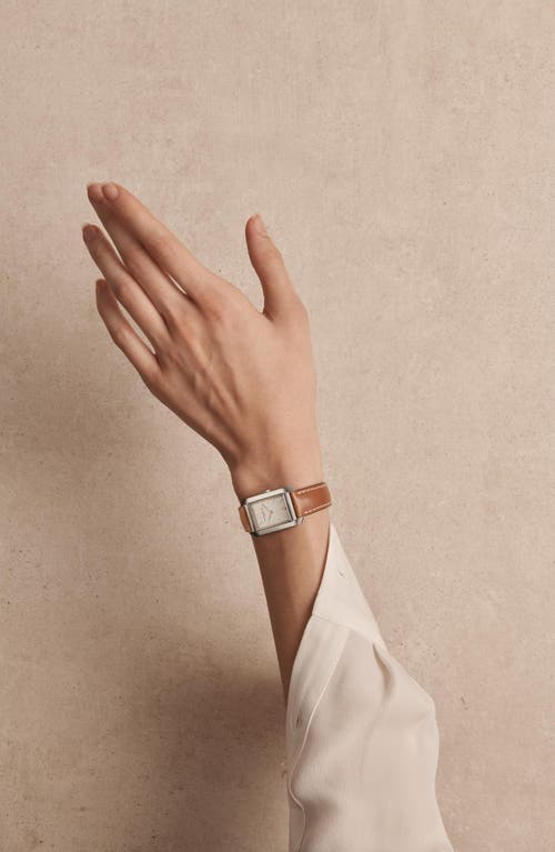 Baume & Mercier Hampton 10472 Automatic Leather Strap Watch, 35mm