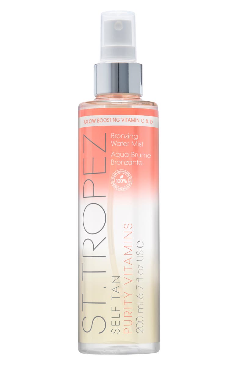St. Tropez Self Tan Purity Vitamins Bronzing Water Body Mist, Main, color, 